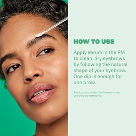 Babe Original Suero de cejas para cejas más gruesas - Suero para cejas con aceite de ricino, biotina, reparación de aminoácidos