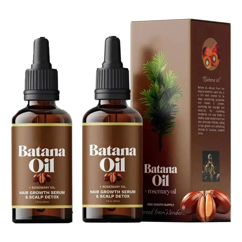 Oxyglow 2pcs Aceite De Batana 30 Ml - Nutrición Capilar