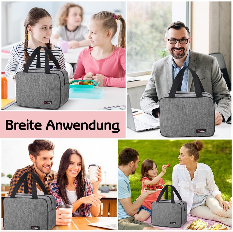 Xialvyu Lunch Bag Portable Lunch Bag Lunch Bags with Foil