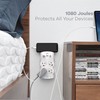 360 Electrical Revolve Wall Tap Power Surge Protector with 2