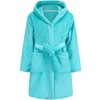 BTPEIHTD Kids Hooded Bathrobe Girls Soft Plush Hooded Flannel Pajamas