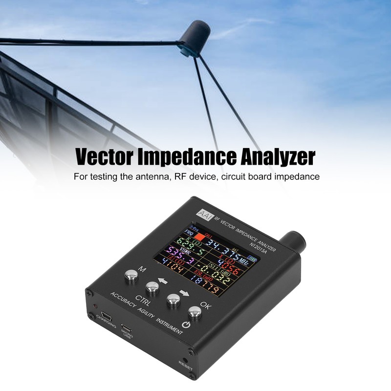 RF Vector Impedance Analyzer 2.4 Inch Screen ANT SWR Antenna