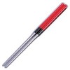 インテックカネキ 歌舞伎調 盛箸 180mm 朱 箸:ステンレス材 日本 BML1203