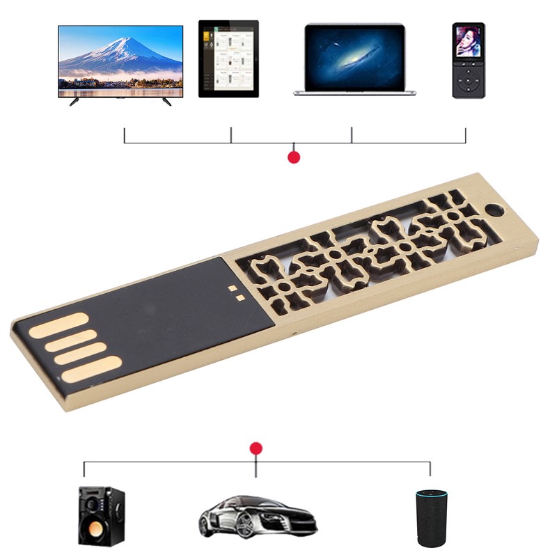 USB Flash Disk Portable Waterproof Metal 2.0 Drive Storage Memory