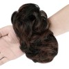 Extensiones De Moño Pelo Desordenado Postizo Moño, 2 Piezas
