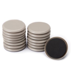 CO-Z Furniture Sliders - 16 Pack, 3 1/2" Reusable Furniture Sliders for Carpet, Heavy-Duty Furniture Gliders Movers for Hardwood Floors, Plastic Moving Pads for Heavy Furniture, Floor Protectors