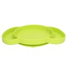 Kids Divided Plates Safe Silicone Foldable Prevent Slipping Toddler Suction