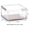 OfficeGoods Acrylic Desk Organizer w/ Silver Base – Functional &