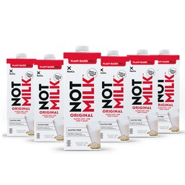 NotMilk Original Plant-Based Milk Alternative, 33.8 Fl Oz (Pack of 6) - Shelf-Stable, Lactose-free, Vegan, Non-GMO