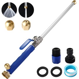 2025 Upgraded Garden Hose Nozzle, High Pressure hose sprayer nozzle, Power Washer Hose Attachment for Car, Patio, Gutter, Pet, Window