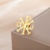Amaxer Chi Rho Alpha Omega Symbol Religious Brooches Pin Backpack