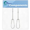 2-Pack W10490648 Hand Mixer Beaters Replacement for KitchenAid KHM312WH0 Mixer