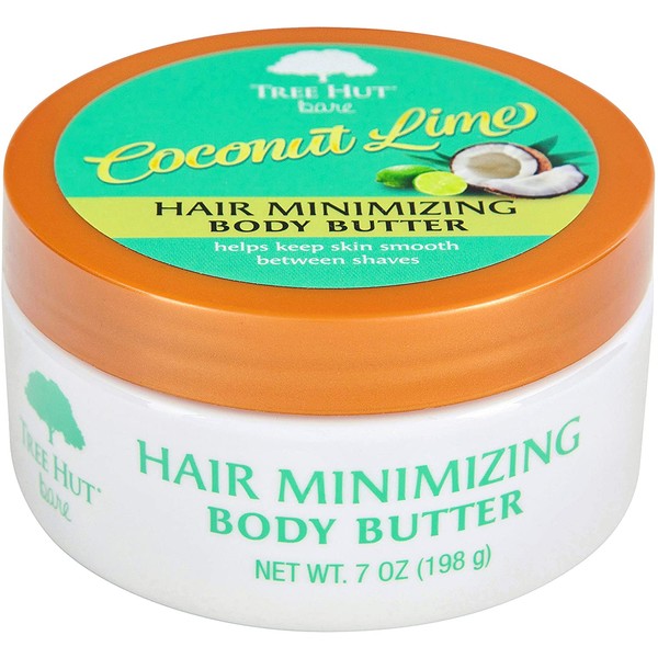 Tree Hut bare Hair Minimizing Body Butter, 7oz, Essentials for Soft, Smooth, Bare Skin