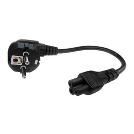 Power Cable Earthing Contact Plug on Clover Leaf 30 cm Angled