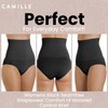 Camille Womens Ladies Black Seamfree Shapewear Comfort High Waisted Control