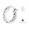 JC Jeweller Carat Silver hoop earrings for women, 925 sterling
