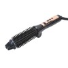 Foldable Hair Curler Straightening Brush Adjustable Temperature Anti Scald Ceramic