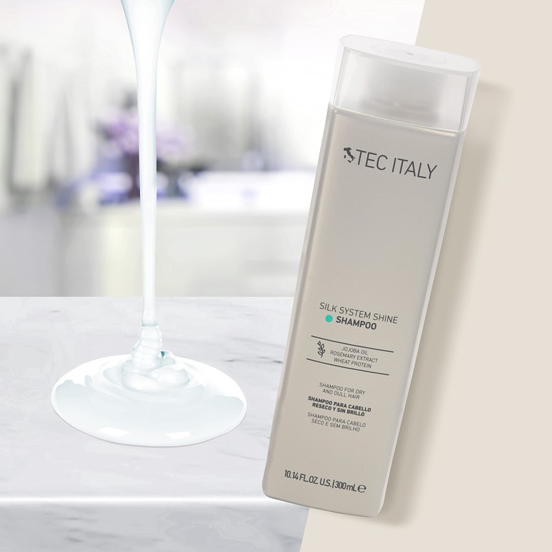 Tec Italy - Silk System Shine Shampoo 300ml para Cabello