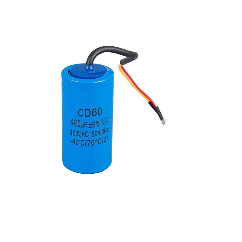 US 450 VAC 400uF Appliance Motor Start Run Capacitor CD60