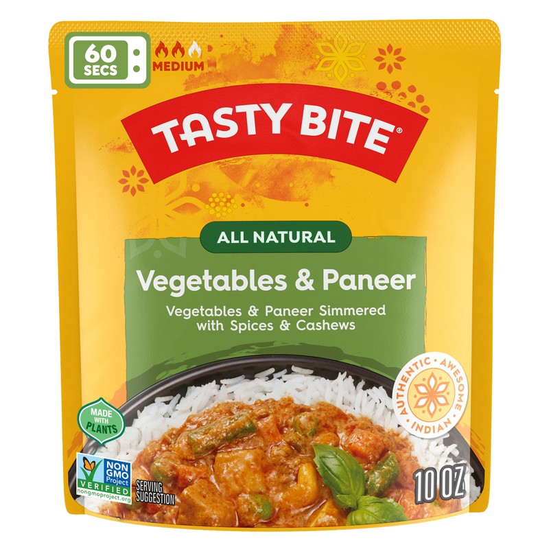 Tasty Bite Indian Vegetables & Paneer, Microwaveable Ready to Eat