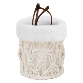 KALYLOC Anti-Scratch Eyeglass Holder Stand with Plush Lined, Boho Decor Glasses Holder Case, Easy to Clean Eye Glass Storage Organizer for Nightstand Table Desk Office