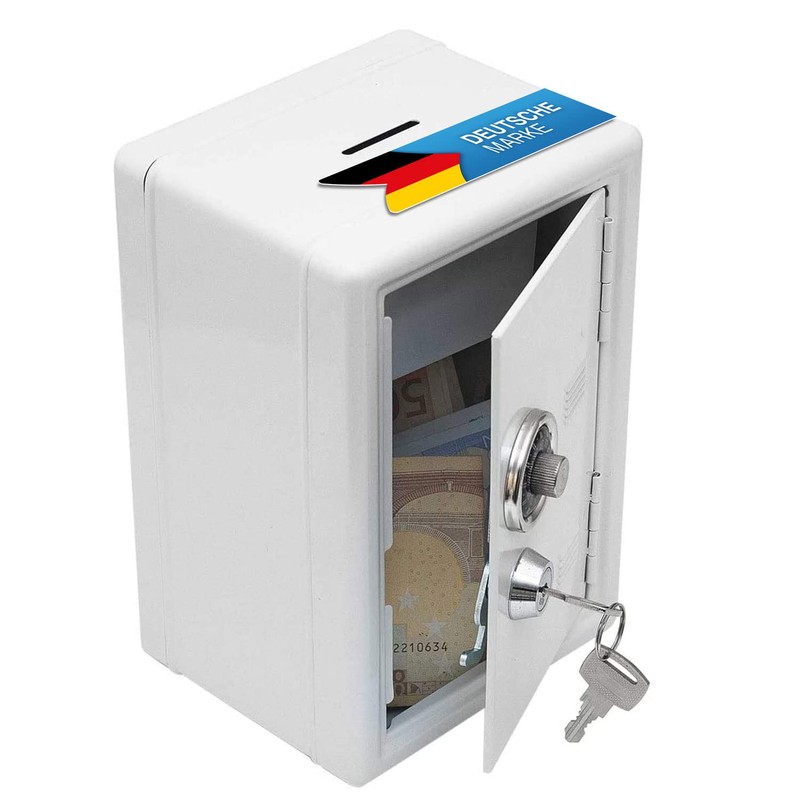 GOODS+GADGETS Mini Safe Piggy Bank Money Box with Combination Lock