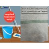 1 x MAAJ floor cloth/scouring cloth, white, 60 x 50