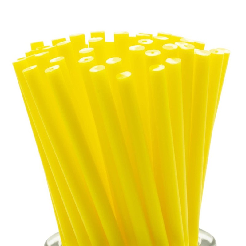 Plastic Lollipop Sticks - 190mm x 4.5mm Pack of 50