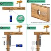 Faankiton 4 Sets Security Drawer Locks, Security Cam Lock 22mm,