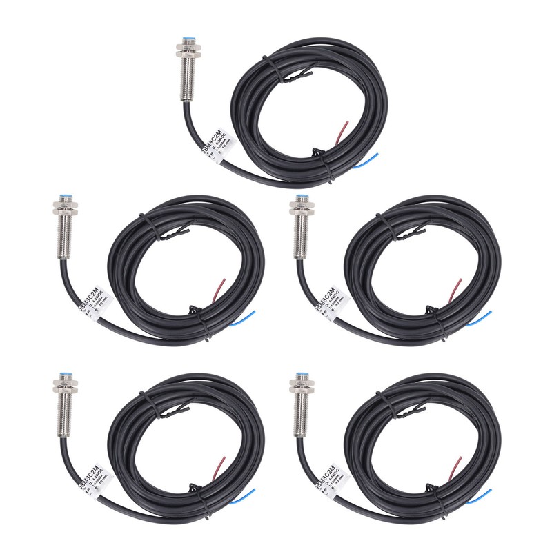5Pcs Proximity Sensor Approach Switch 4‑24VDC NPN Normally Open for