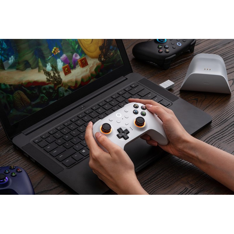 8BitDo Ultimate 2 Wireless Controller for Windows PC, Apple, Steam