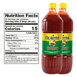 El Chilerito Chamoy 33.8 oz (Pack of 2)