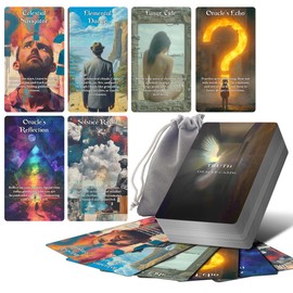 ZZBUY The Truth Oracle Cards, Revealing The Truth Oracle Deck with Meanings on Them for Beginner