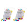 Texco Colored Cotton Ball Cotton Pads, 100, 2 Pieces / 텍스코 컬러 코튼볼 화장솜, 100개, 2개