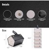 Sunglasses Travel Case, 5-Slot Glasses Storage Box, Foldable Glasses Storage
