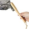 MonkeyTail Wooden Climbing Brush, Boulder Brush for Cleaning Climbing Grips,