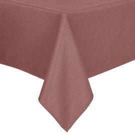 Hiasan 60x84 Inch Valentine's Day Rectangle Textured Tablecloth - Waterproof Spillproof Antiwrinkle Jacquard Table Cloth for Kitchen and Dining Dinner, Outdoor Picnic, Holiday and Parties, Dusty Rose