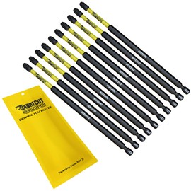 10 x SabreCut SCPZ3152_10 152mm PZ3 Magnetic Impact Screwdriver Driver Bits Set Pozi Pozidriv Heavy Duty