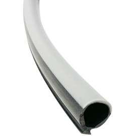 Seal - Bulb - Extruded Slide in - Black & Gray - Thick Wall