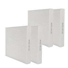 87139-YZZ20 Car Cabin Air Filter Fit for Toyota Camry, RAV4, Highlander, Corolla, 4Runner, Tundra, Prius, Sienna, Lexus, Scion, Subaru, Jaguar, Replace 87139-YZZ20 87139-YZZ08， Pack of 4