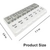 DSYSC Pill Boxes 7 Day 2 Times a Day with