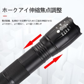 SZSL Flashlight, LED Light, Powerful, Handy Light, Small Size, Ultra Brightness, 5 Modes, Disaster Prevention, Power Outages, Emergency Use, Lightweight, Camping, Mountain Climbing, Night Fishing
