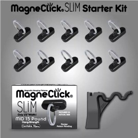 balloonin. MagneClick® SLiM Ceiling Magnet Starter Kit (15lb Black)