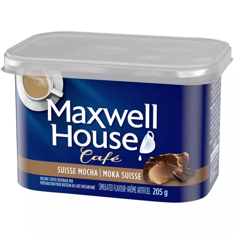 Maxwell House Cafe, Suisse Mocha, Instant Coffee, 205g/7.2oz.,