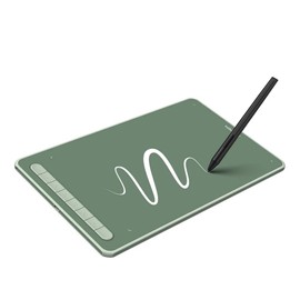 XPPen Deco L Drawing Tablet- 10x6” Computer Graphic Tablet with Updated Battery-Free X3 Digital Stylus and 8 Shortcuts Drawing PAD Compatible with Chrome, Windows 11, Linux, Mac, and Android (Green)