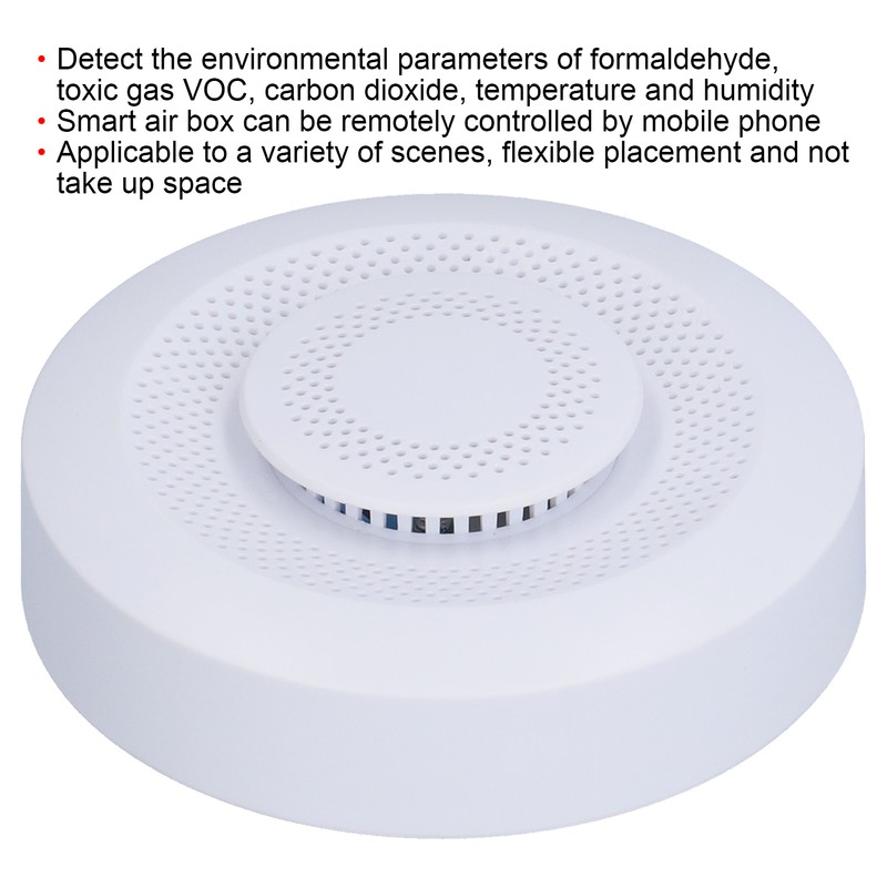 WiFi Smart Air Quality Box Formaldehyde VOC Carbon Dioxide Temperature
