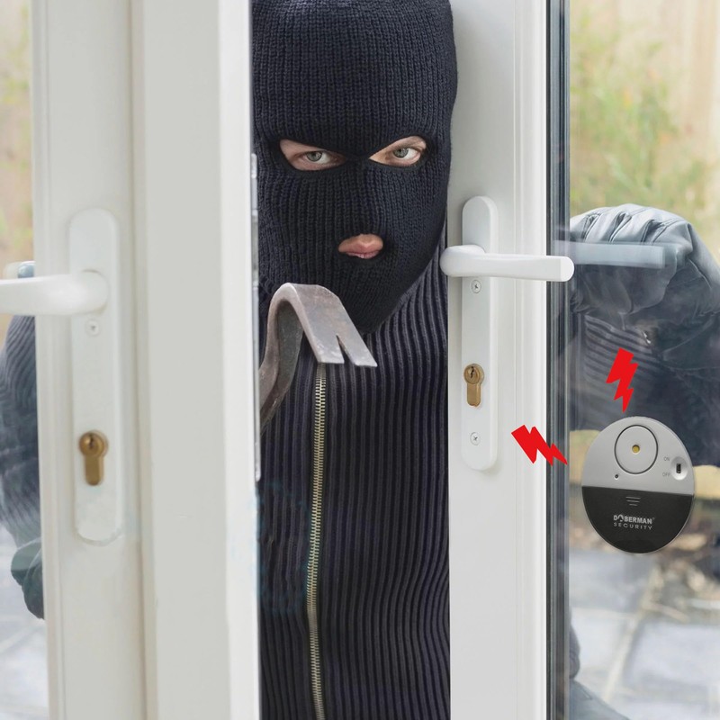 JNL RETAIL STORE Yihiro Ultra Thin Window Door Security Alarm,