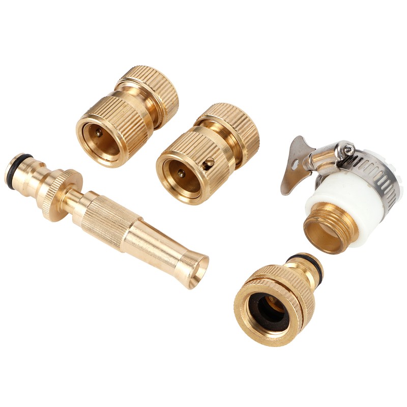 Hose Quick Connector Nipple Nozzle Water Sprayer Kit Garden Watering