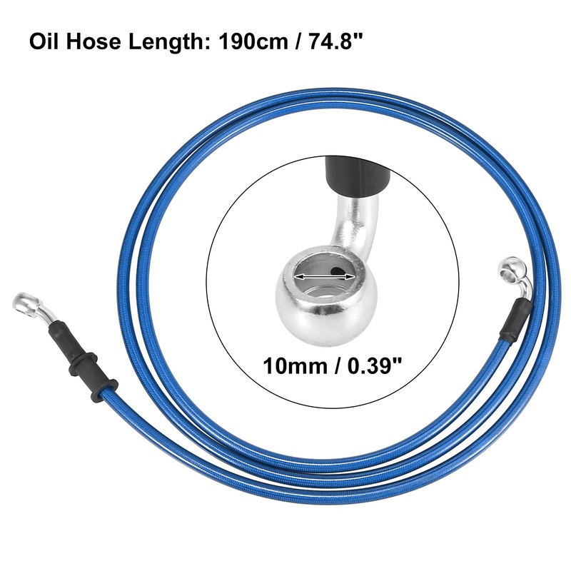 Motoforti Motorcycle Brake Clutch Hose Oil Hose Hydraulic Reinforced Motorcycle