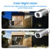 ANRAN 2K Solar Camera Outdoor,100% Wireless Home Security Camera,Support 2.4G